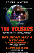 Rousers at National Underground May 4 2013 poster thumbnail