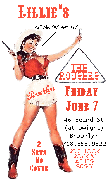 Flyer for Lillie's in Red Hook